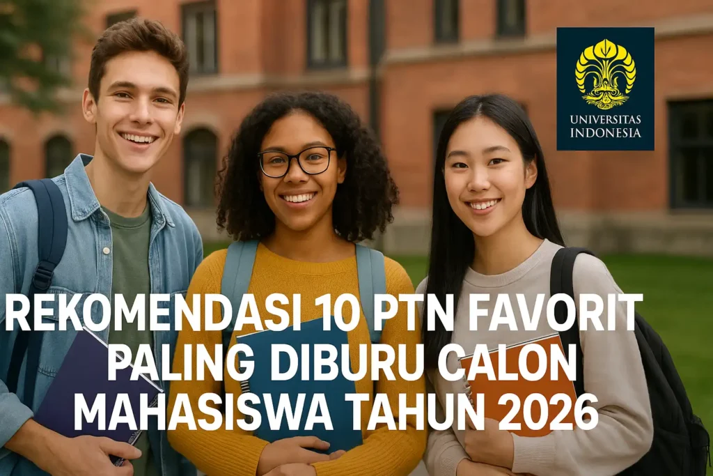 Rekomendasi 10 PTN Favorit Paling Diburu Calon Mahasiswa Tahun 2026