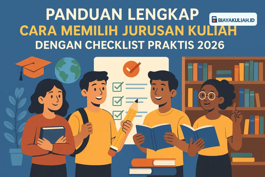Panduan Lengkap Cara Memilih Jurusan Kuliah dengan Checklist Praktis 2026