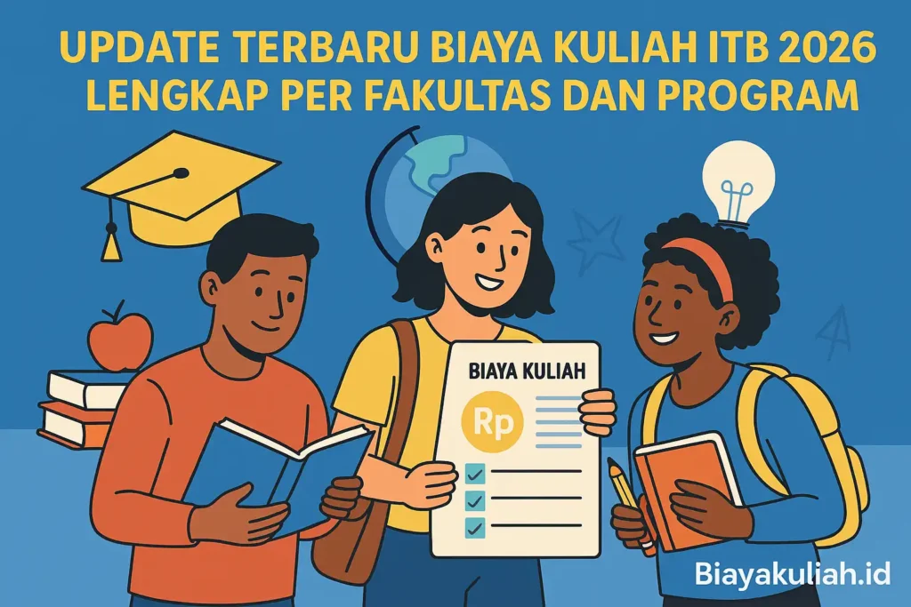 Update Terbaru Biaya Kuliah ITB 2026 Lengkap Per Fakultas dan Program