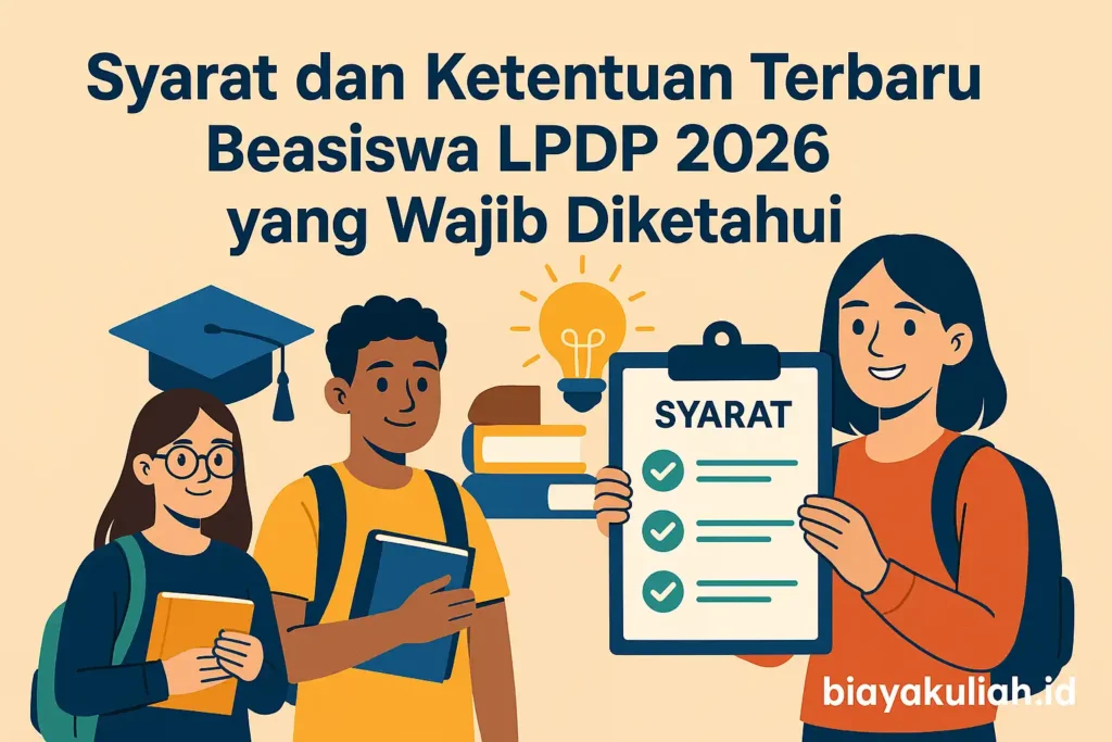 Syarat dan Ketentuan Terbaru Beasiswa LPDP 2026 yang Wajib Diketahui