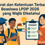 Syarat dan Ketentuan Terbaru Beasiswa LPDP 2026 yang Wajib Diketahui