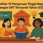 Daftar 10 Perguruan Tinggi Negeri dengan UKT Termurah Tahun 2026