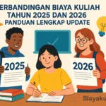 Perbandingan Biaya Kuliah Tahun 2025 dan 2026: Panduan Lengkap Update