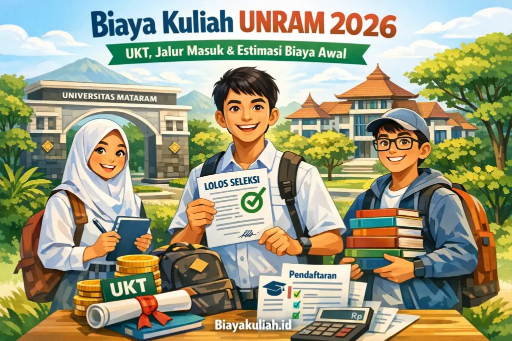 biaya kuliah unram 2026: UKT, jalur masuk, estimasi biaya awal