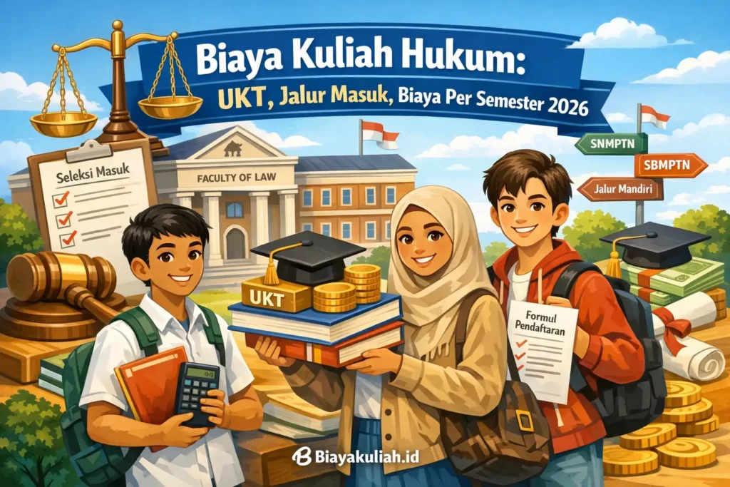 Biaya Kuliah Hukum: UKT, Jalur Masuk, Biaya Per Semester 2026