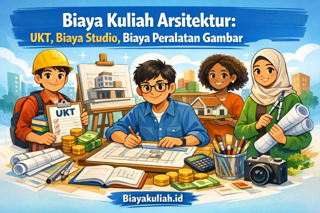 Biaya Kuliah Arsitektur: UKT, Biaya Studio, Biaya Peralatan Gambar