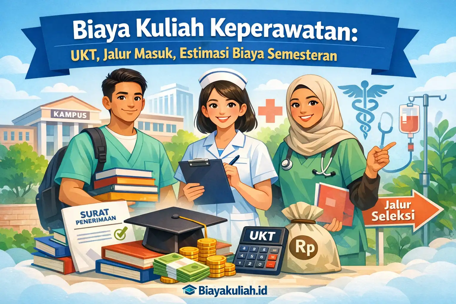 Biaya kuliah keperawatan: UKT, jalur masuk, dan estimasi biaya semesteran