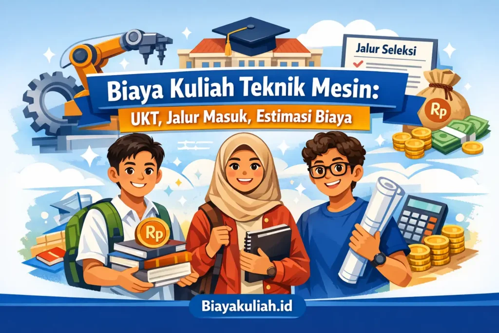 Biaya Kuliah Teknik Mesin: UKT, Jalur Masuk, Estimasi Biaya