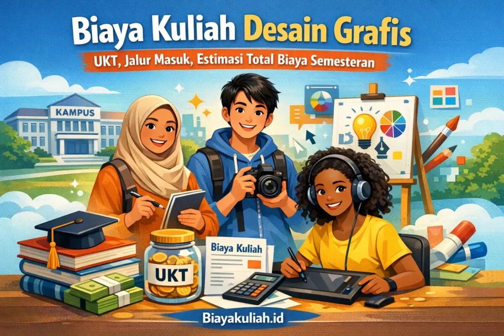 Biaya Kuliah Desain Grafis: UKT, Jalur Masuk, Estimasi Total Biaya Semesteran