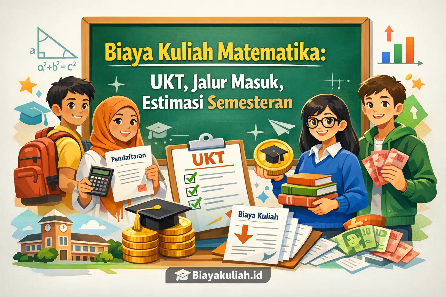 Biaya kuliah matematika di PTN dan PTS: UKT, jalur masuk, dan estimasi biaya sampai lulus
