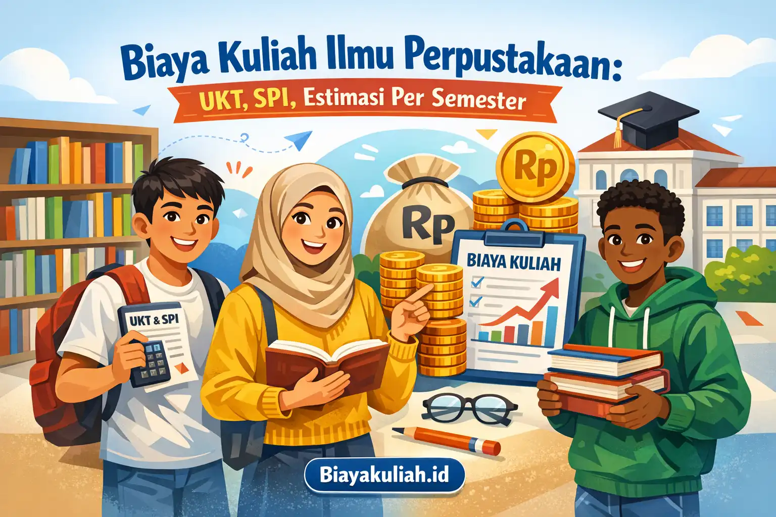Biaya kuliah ilmu perpustakaan: UKT, SPI, dan estimasi per semester