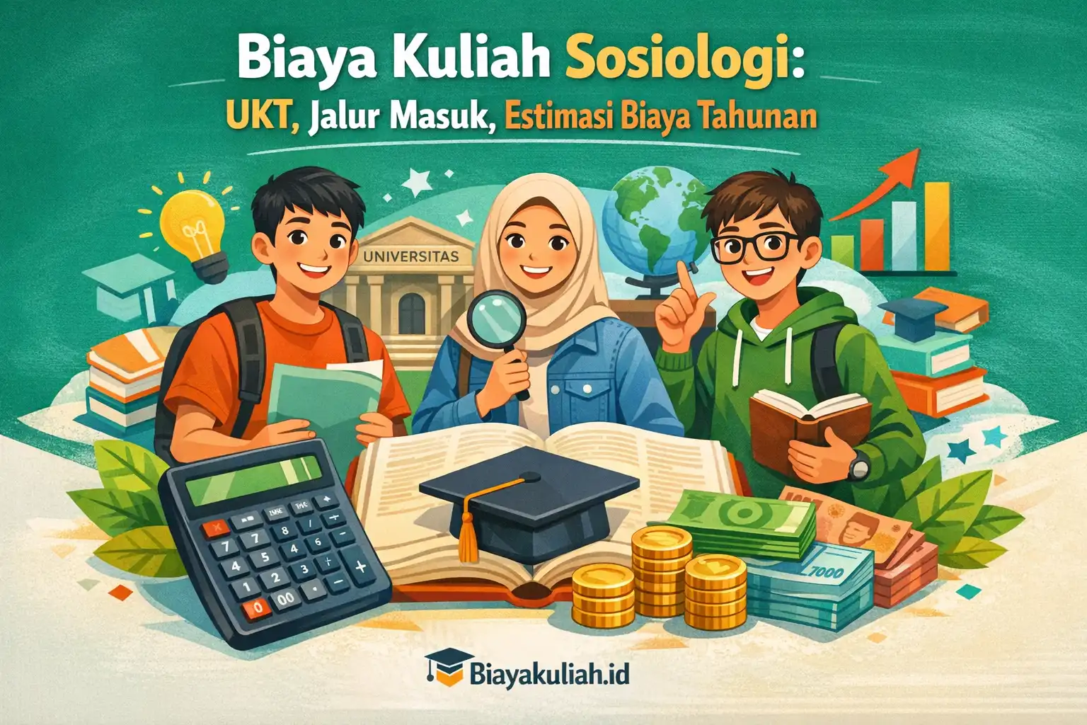 Biaya kuliah sosiologi 2026, UKT, jalur masuk, dan estimasi biaya tahunan