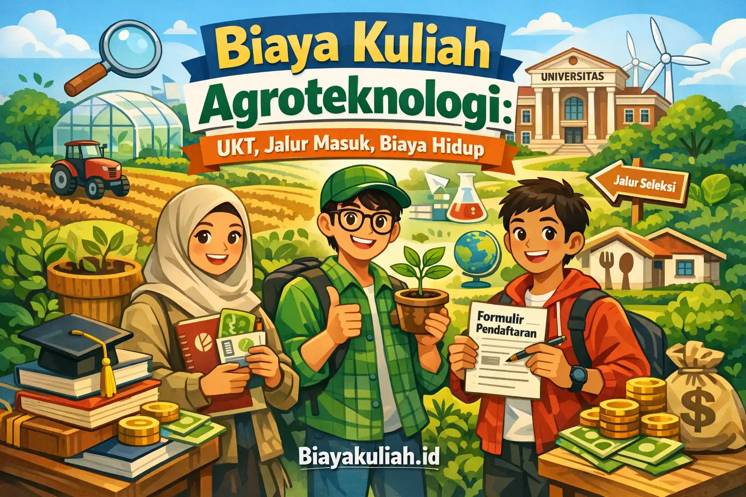 Ilustrasi biaya kuliah agroteknologi