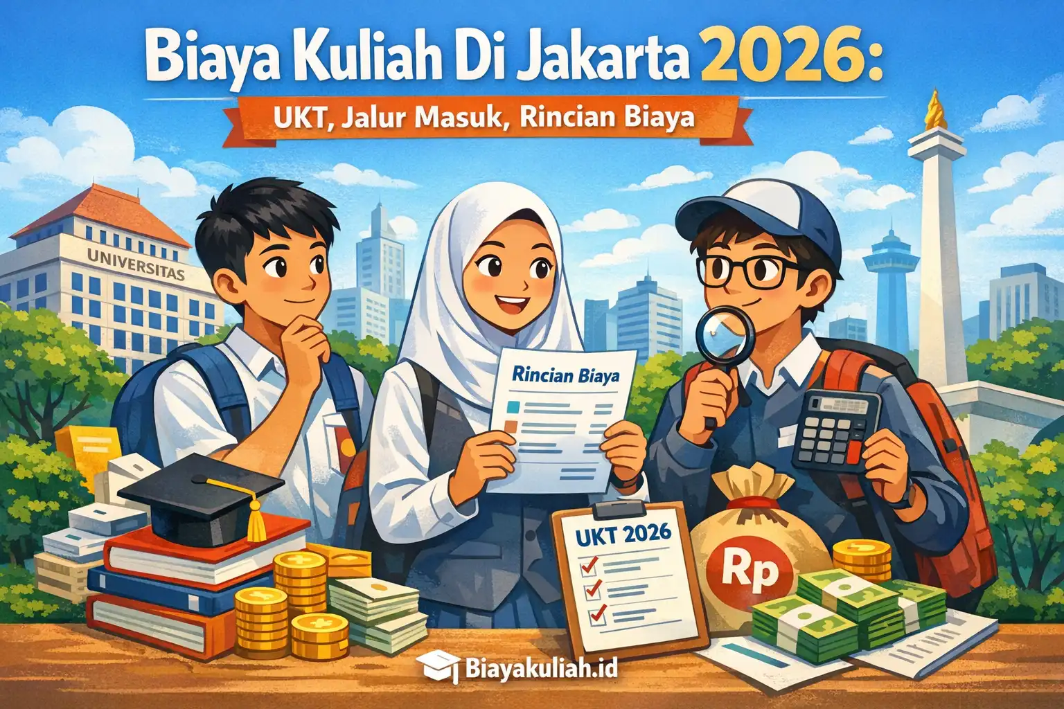 Biaya kuliah di Jakarta 2026: estimasi UKT, jalur masuk, dan rincian biaya