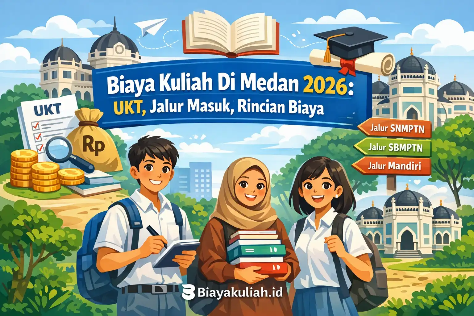 Ilustrasi biaya kuliah di Medan 2026