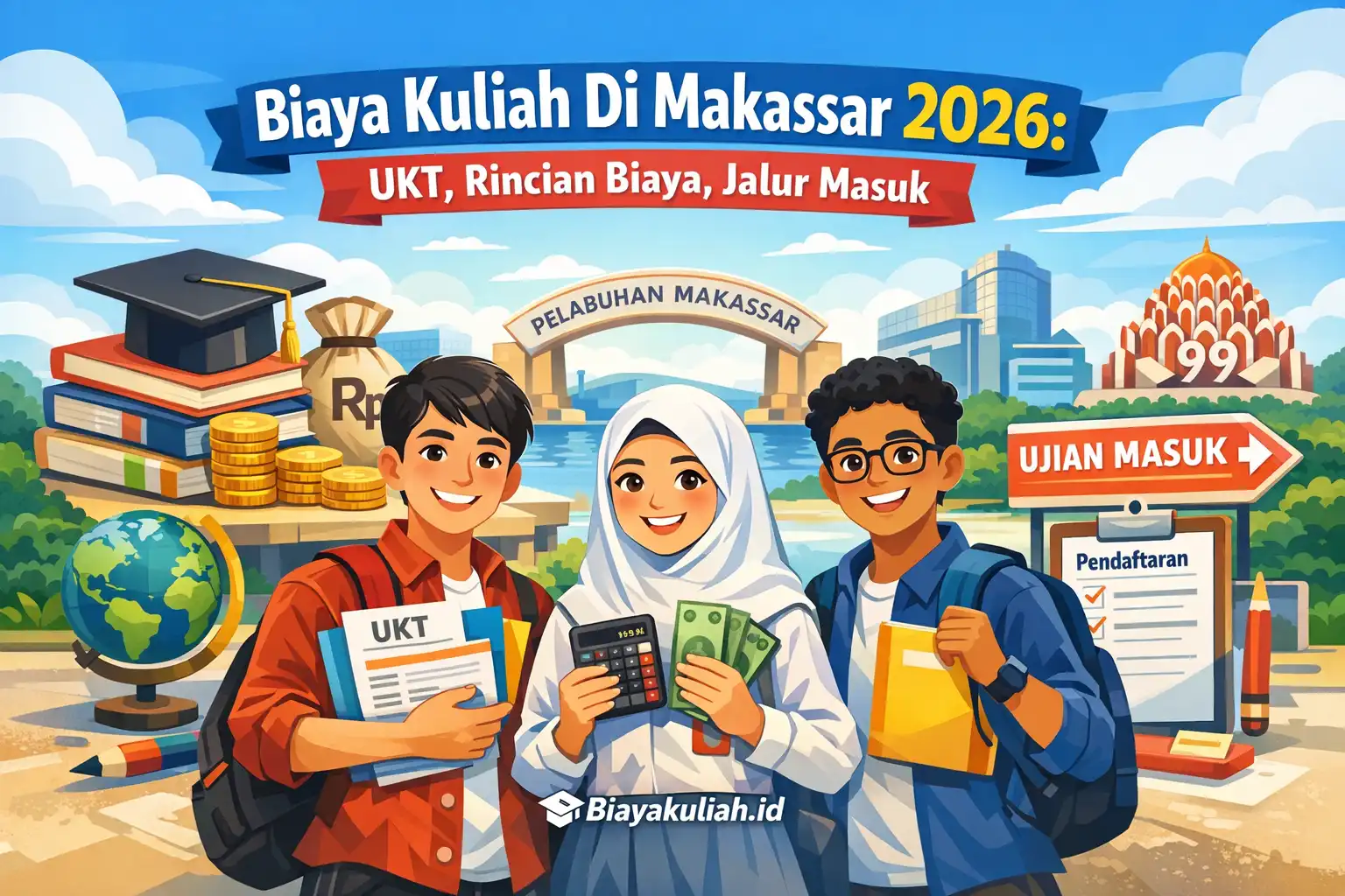 Ilustrasi biaya kuliah di Makassar 2026