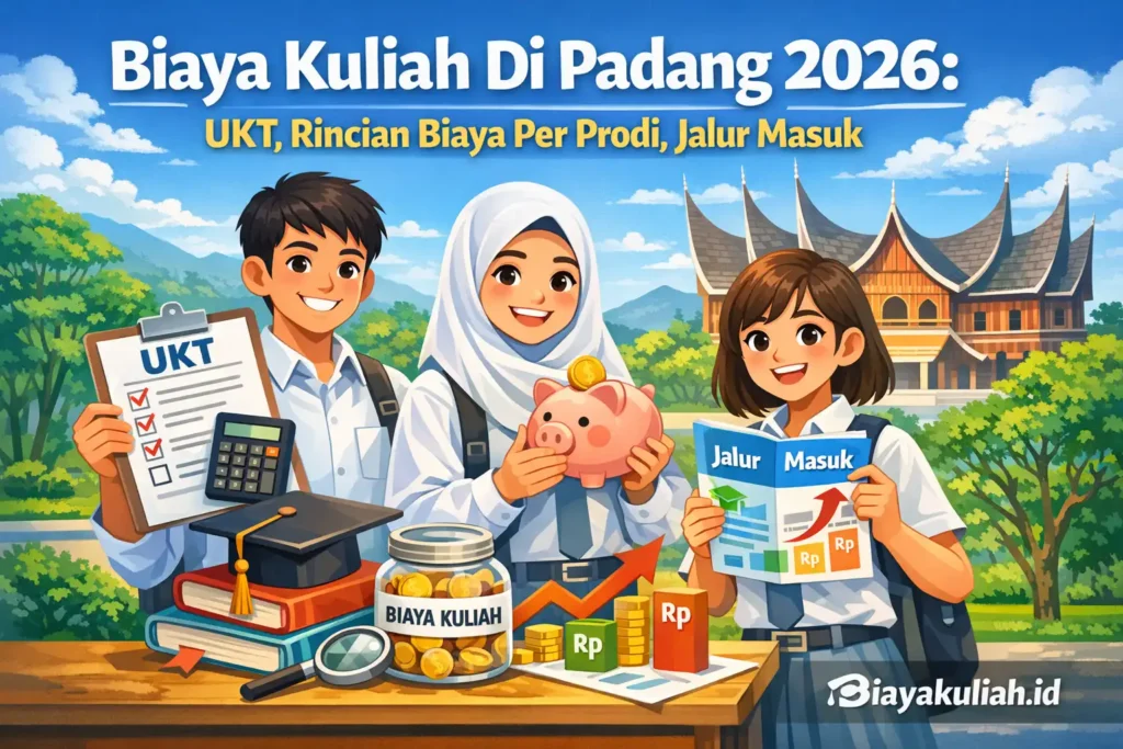 Biaya Kuliah Di Padang 2026: UKT, Rincian Biaya Per Prodi, Jalur Masuk