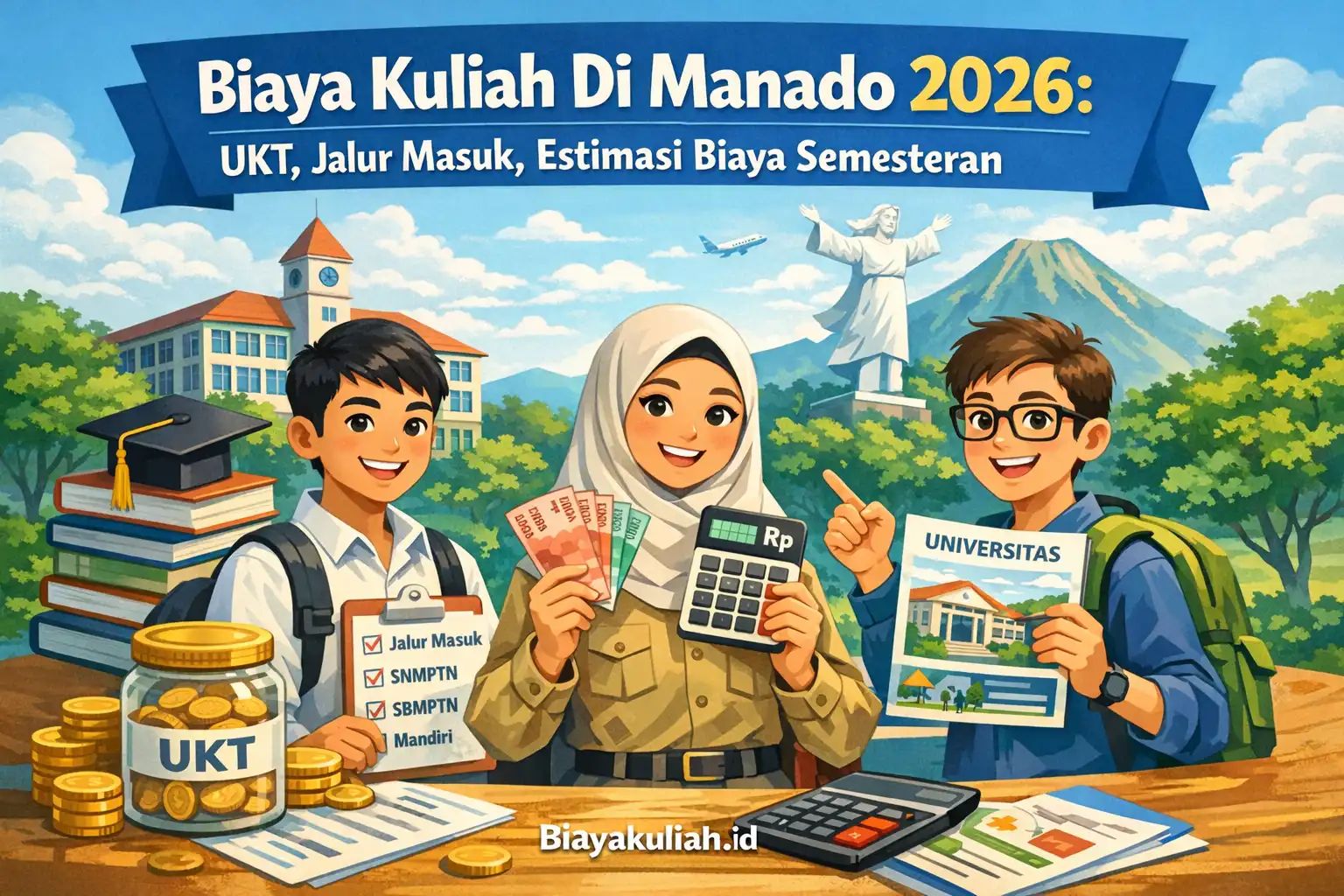 Biaya kuliah di Manado 2026: estimasi UKT, jalur masuk, dan biaya semesteran