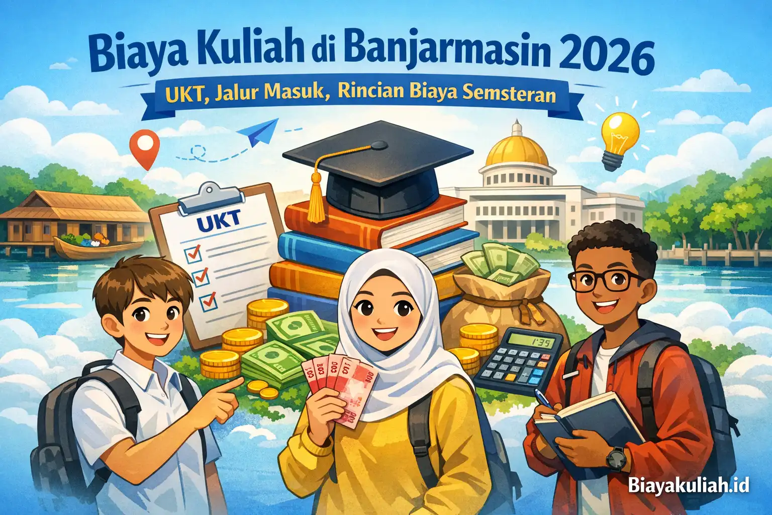 Ilustrasi biaya kuliah di Banjarmasin 2026