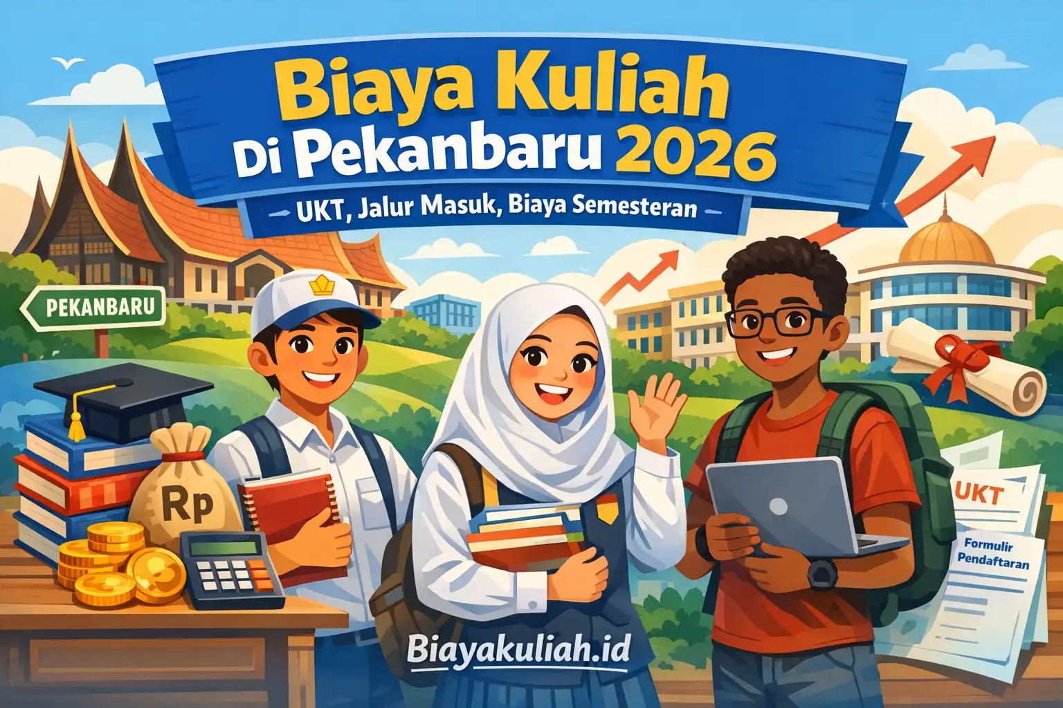 Ilustrasi biaya kuliah di Pekanbaru 2026