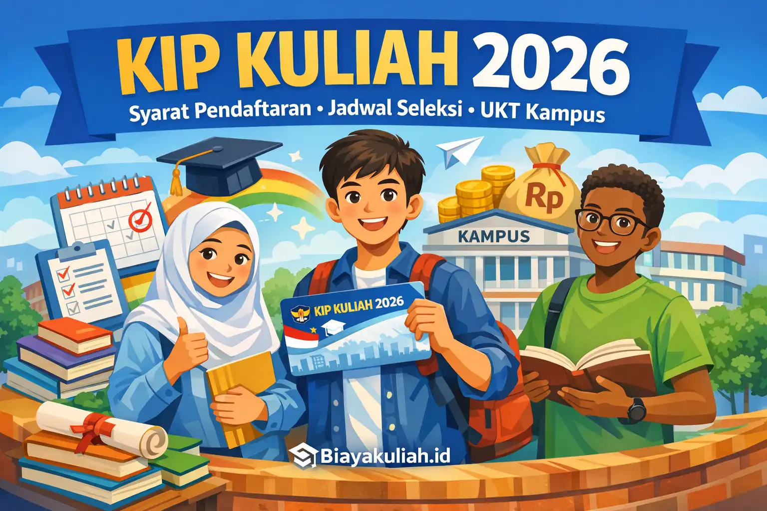 Panduan KIP Kuliah 2026: syarat pendaftaran, jadwal seleksi, dan skema UKT kampus