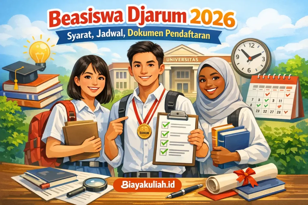 Beasiswa Djarum 2026: Syarat, Jadwal, Dokumen Pendaftaran