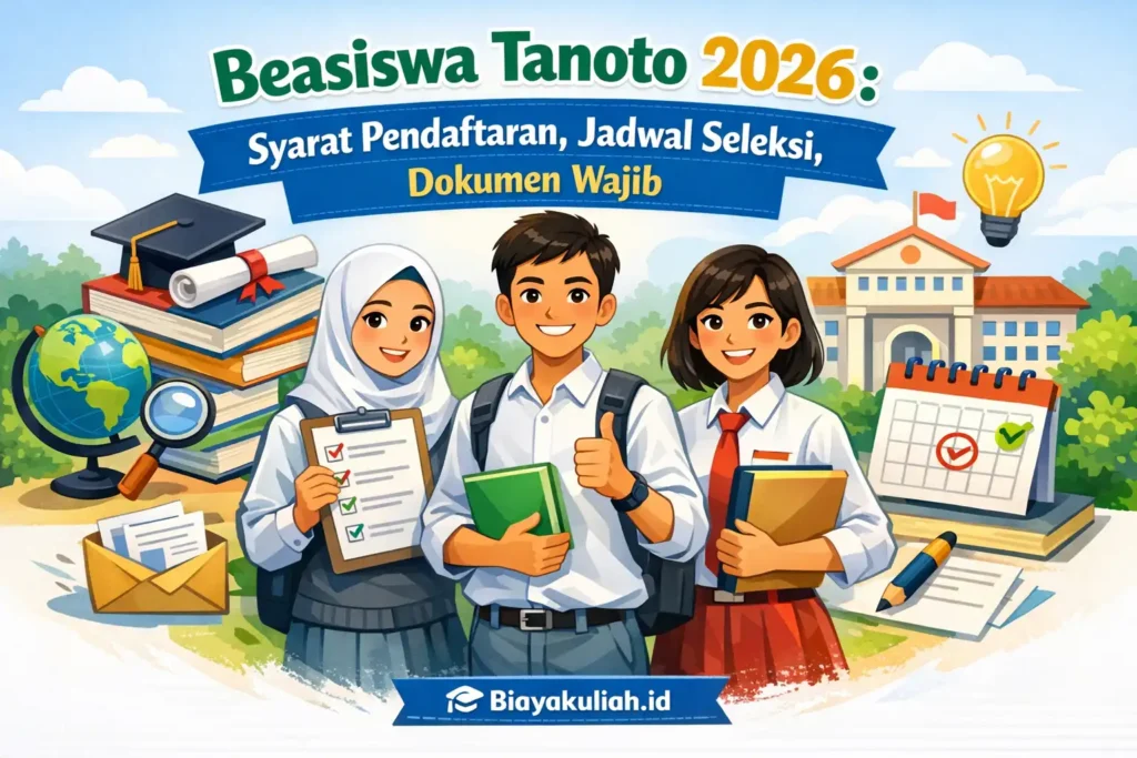 Beasiswa Tanoto 2026: Syarat Pendaftaran, Jadwal Seleksi, Dokumen Wajib