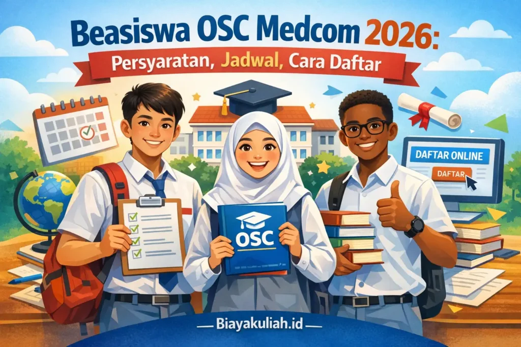 Beasiswa Osc Medcom 2026: Persyaratan, Jadwal, Cara Daftar