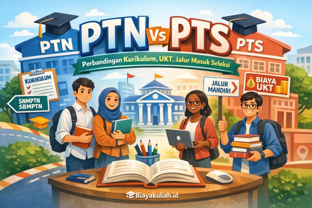 Ptn Vs Pts: Perbandingan Kurikulum, UKT, Jalur Masuk Seleksi