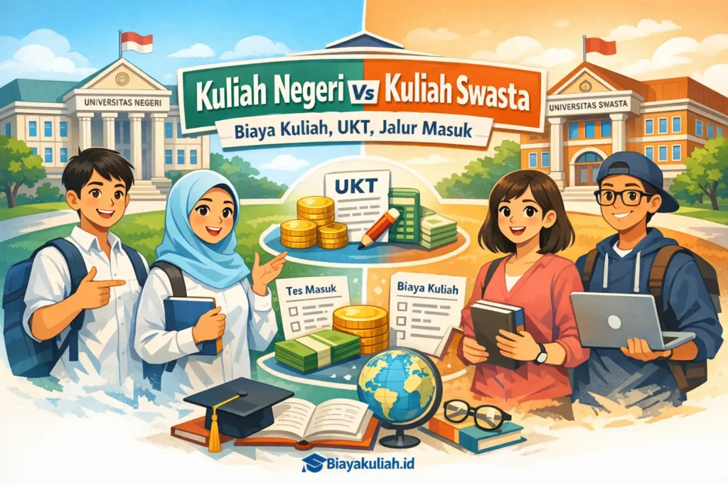 Kuliah Negeri Vs Swasta: Biaya Kuliah, UKT, Jalur Masuk