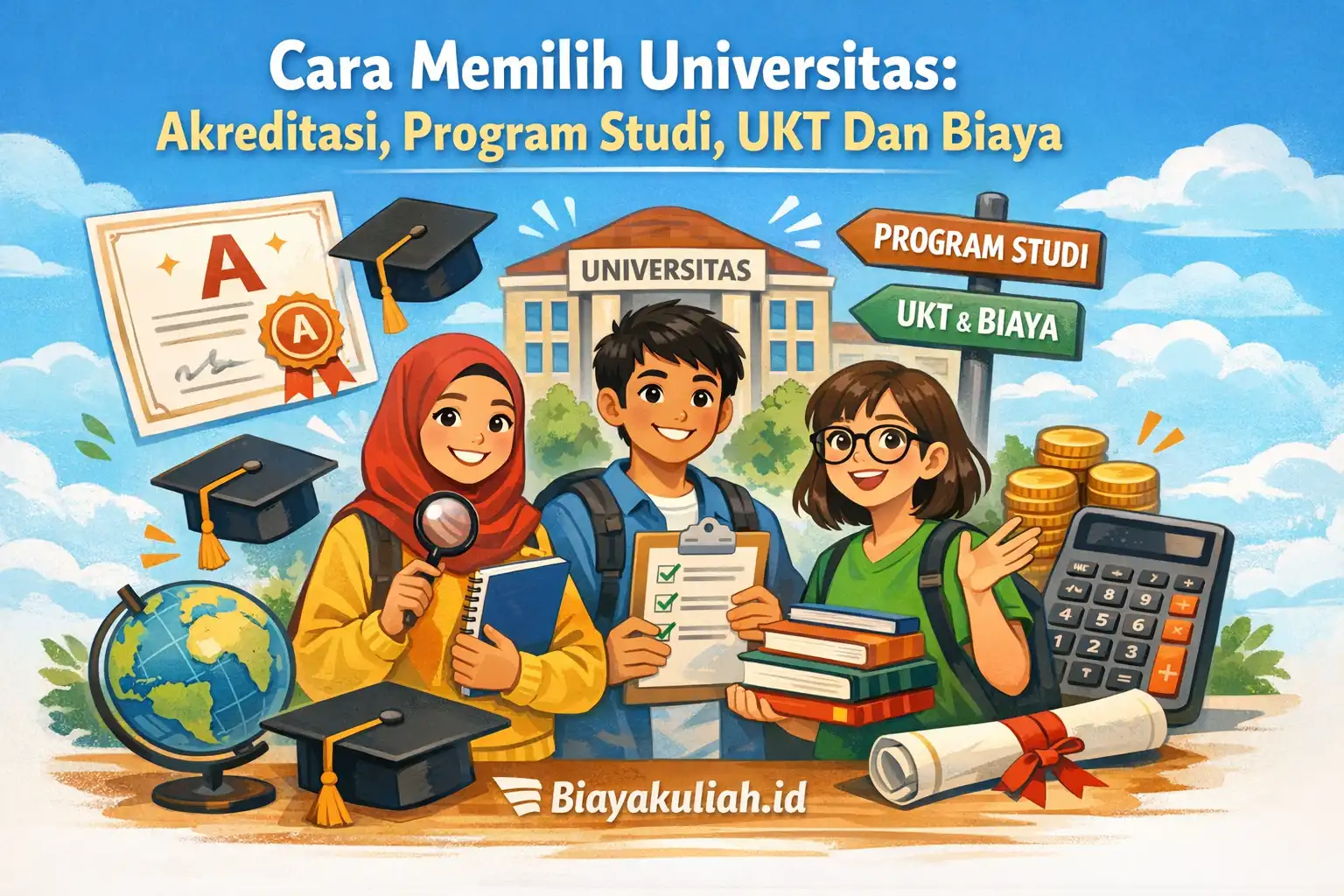 Cara memilih universitas: panduan akreditasi, prodi, UKT, dan biaya