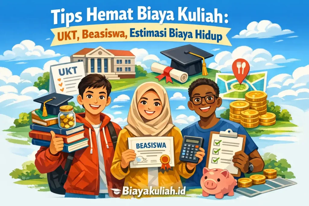 Tips Hemat Biaya Kuliah: UKT, Beasiswa, Estimasi Biaya Hidup