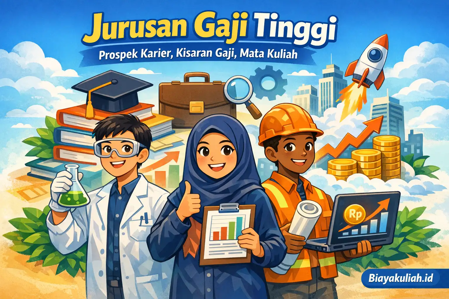 Jurusan gaji tinggi dan prospek karier di Indonesia