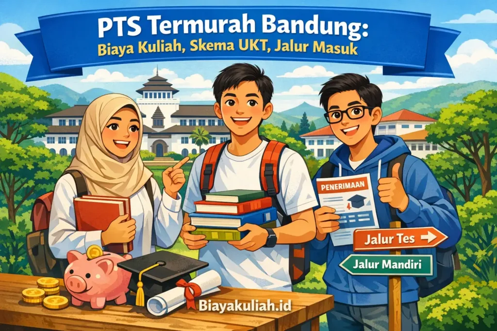 Pts Termurah Bandung: Biaya Kuliah, Skema UKT, Jalur Masuk