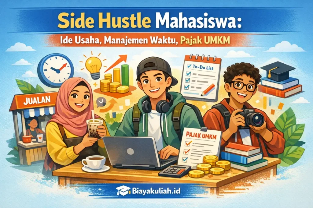 Side Hustle Mahasiswa: Ide Usaha, Manajemen Waktu, Pajak UMKM