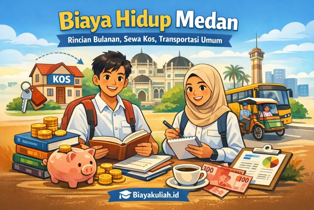 Biaya Hidup Medan: Rincian Bulanan, Sewa Kos, Transportasi Umum