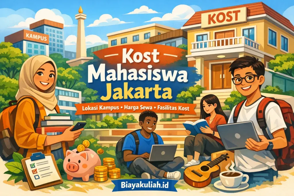 Kost Mahasiswa Jakarta: Lokasi Kampus, Harga Sewa, Fasilitas Kost