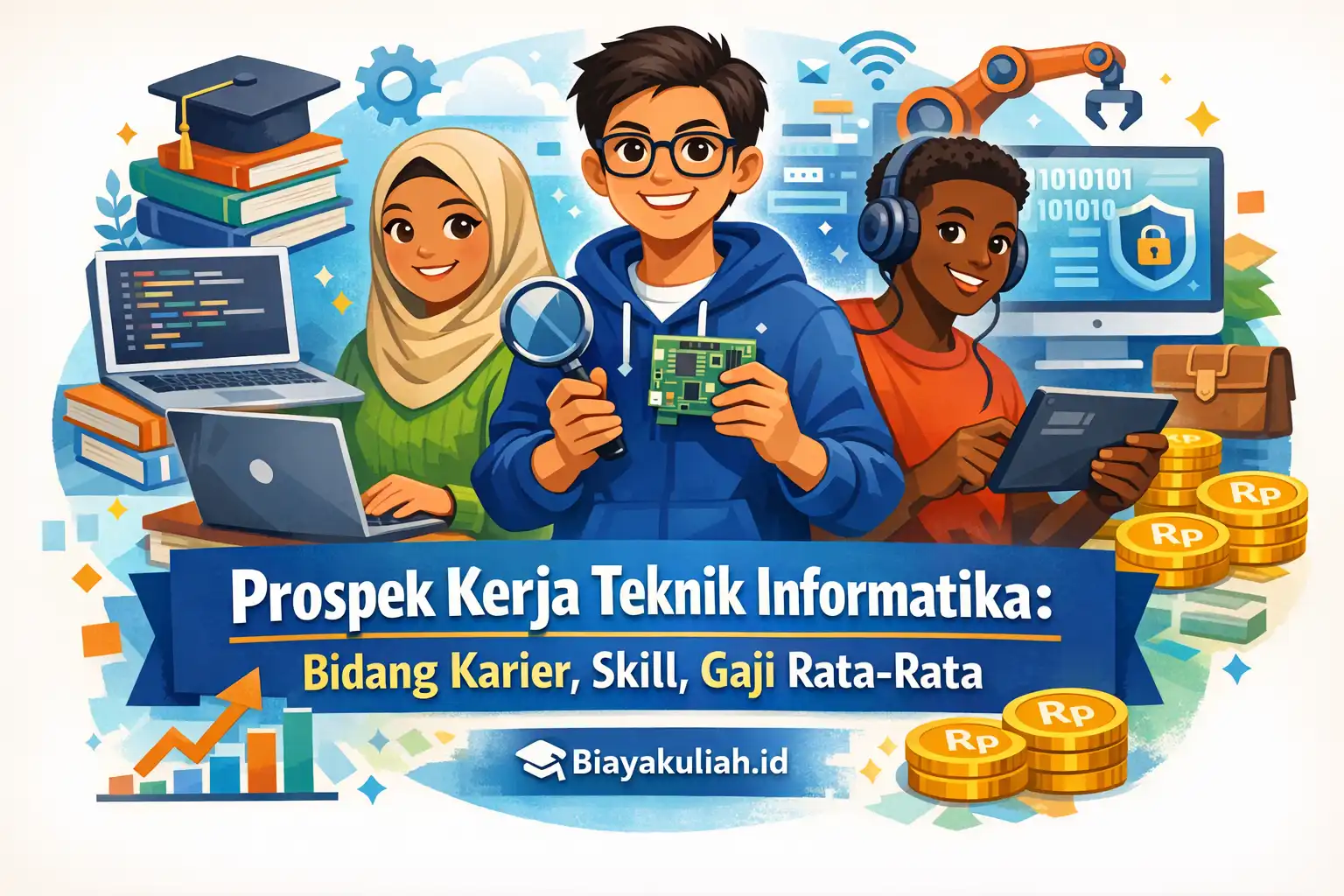Prospek kerja teknik informatika: gambaran karier, skill, dan gaji