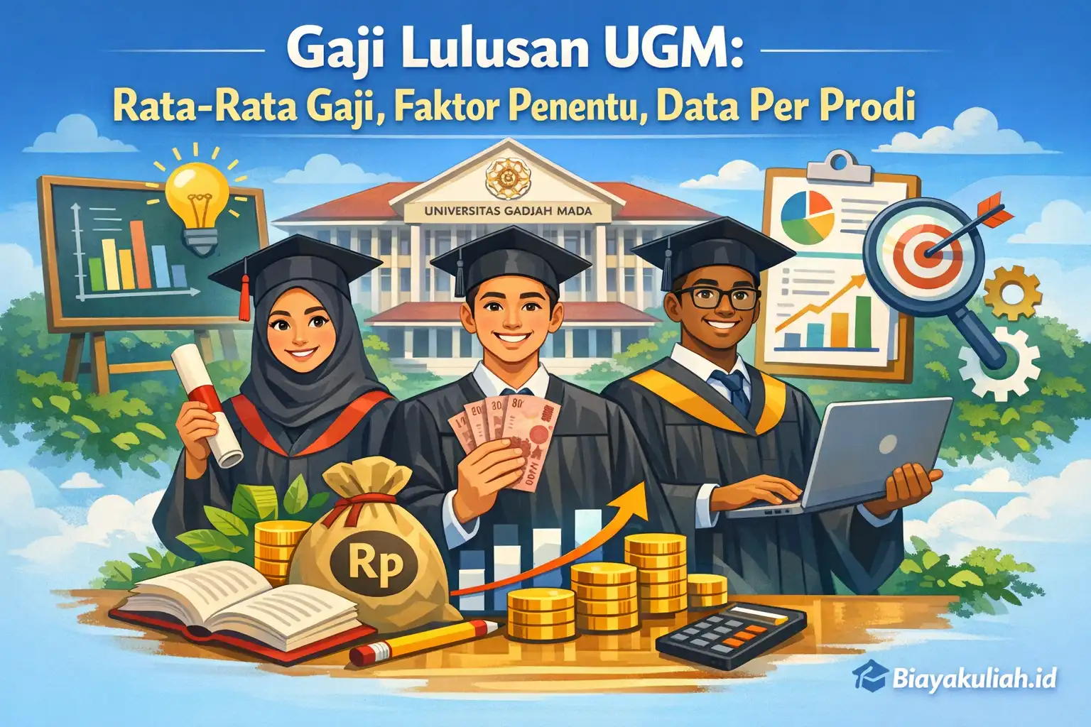 Gaji lulusan UGM: rata-rata gaji, faktor penentu, dan data per prodi