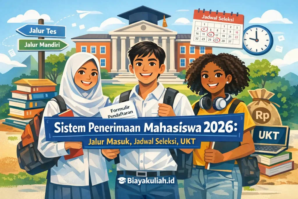 Sistem Penerimaan Mahasiswa 2026: Jalur Masuk, Jadwal Seleksi, UKT