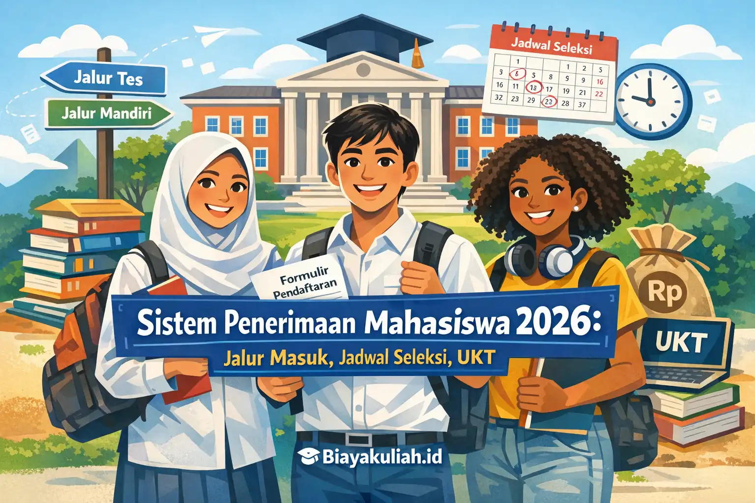 Ilustrasi persiapan sistem penerimaan mahasiswa 2026