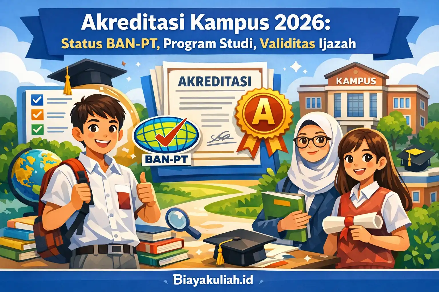 Akreditasi kampus 2026: cek status BAN-PT dan akreditasi program studi