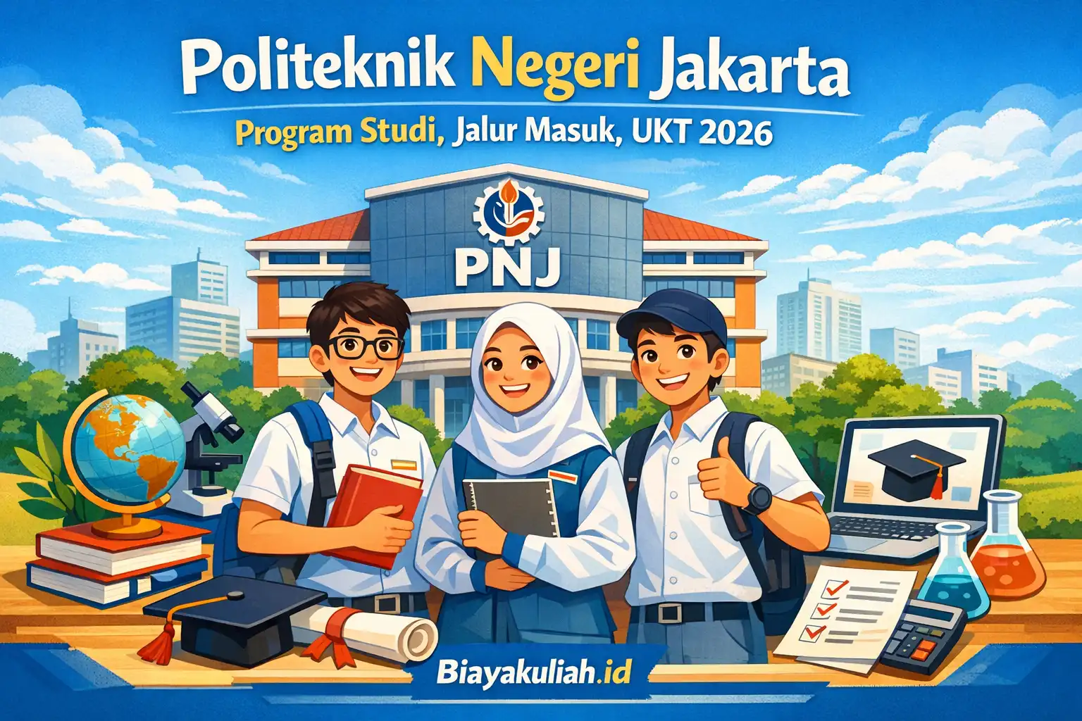 Politeknik Negeri Jakarta (PNJ): program studi, jalur masuk, dan UKT 2026