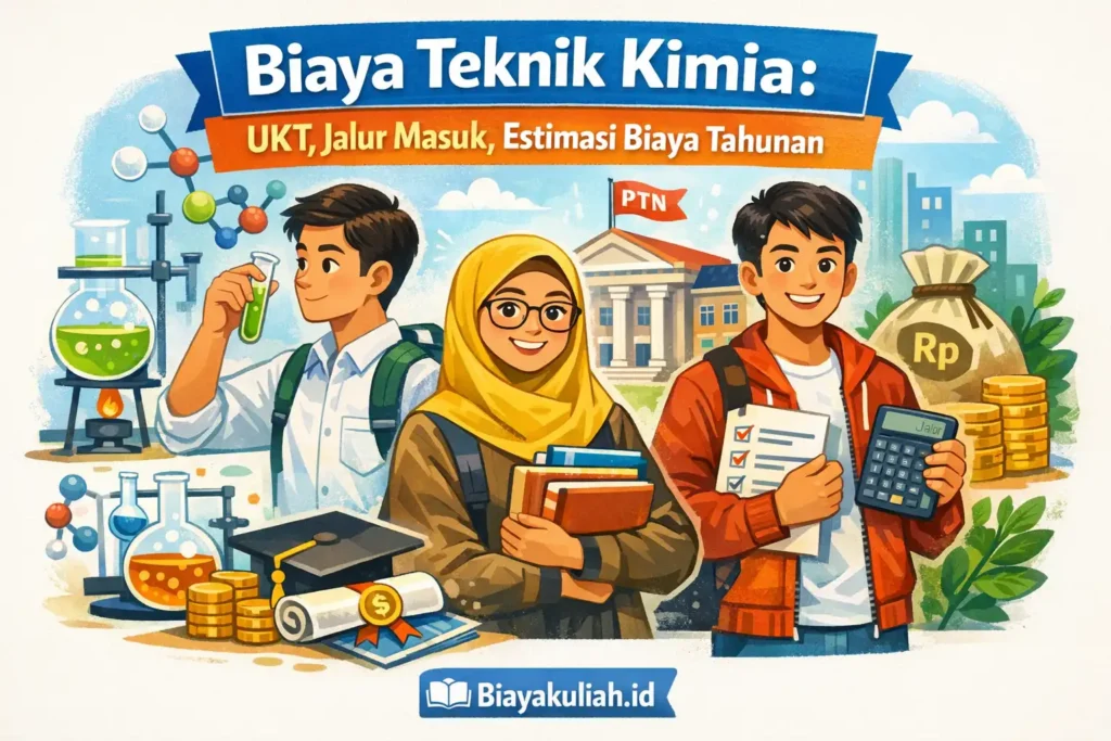 Biaya Teknik Kimia: UKT, Jalur Masuk, Estimasi Biaya Tahunan