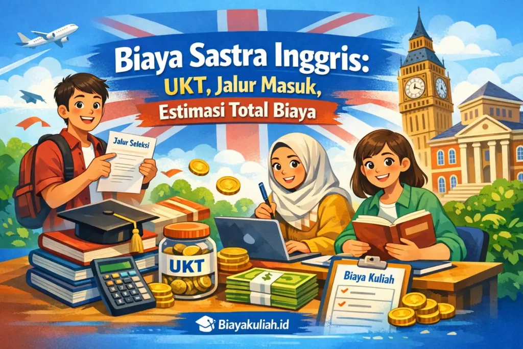 Biaya Sastra Inggris: UKT, Jalur Masuk, Estimasi Total Biaya