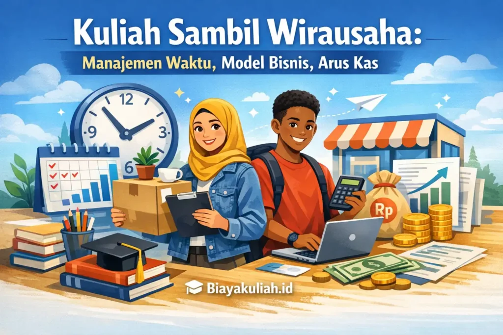 Kuliah Sambil Wirausaha: Manajemen Waktu, Model Bisnis, Arus Kas