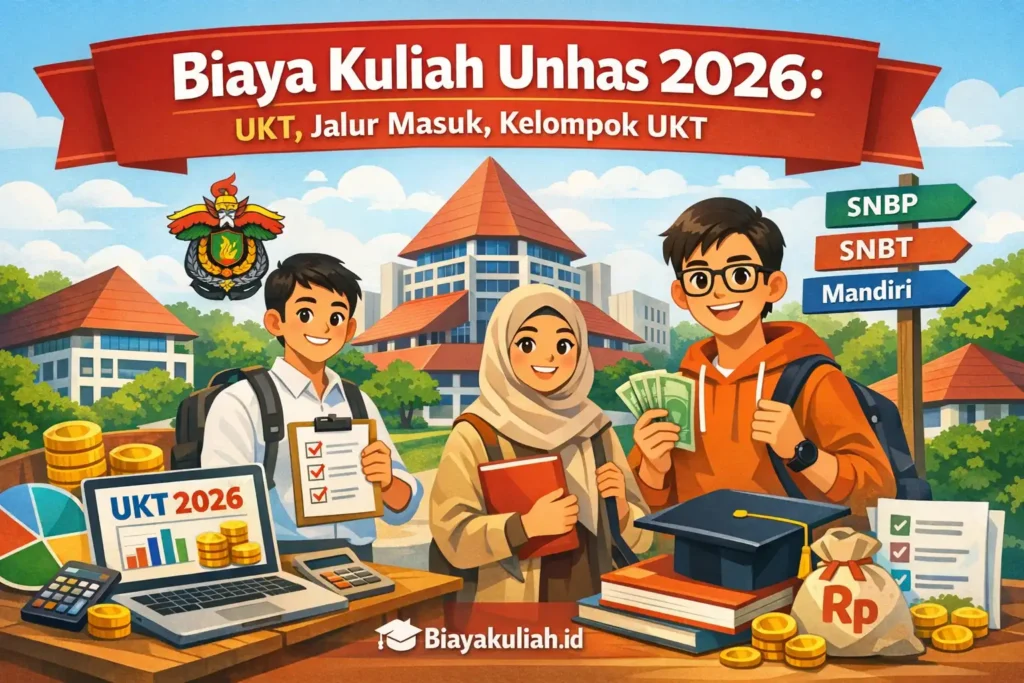 Biaya Kuliah Unhas 2026: UKT, Jalur Masuk, Kelompok UKT