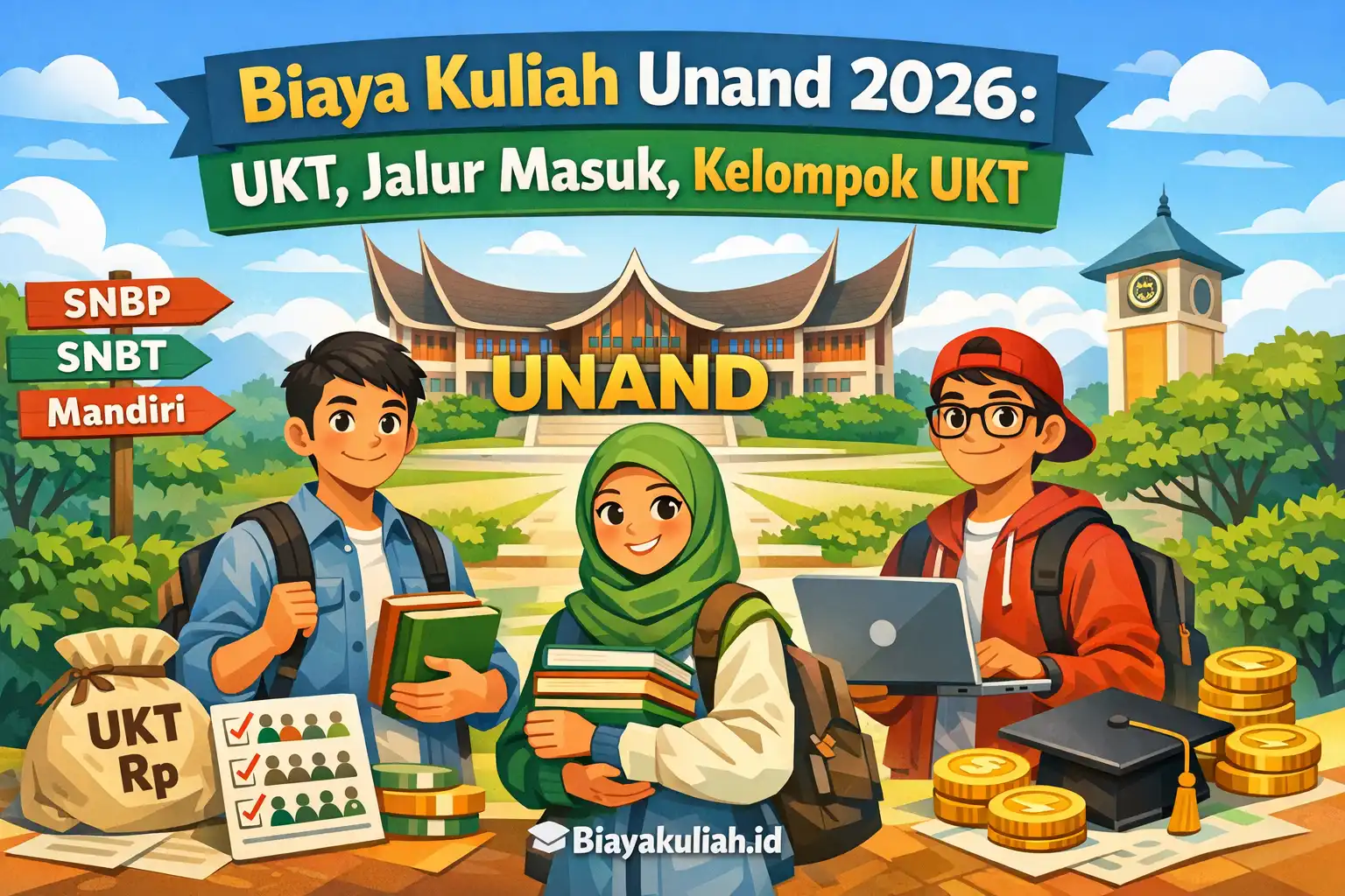 Biaya kuliah UNAND 2026 dan informasi UKT Universitas Andalas