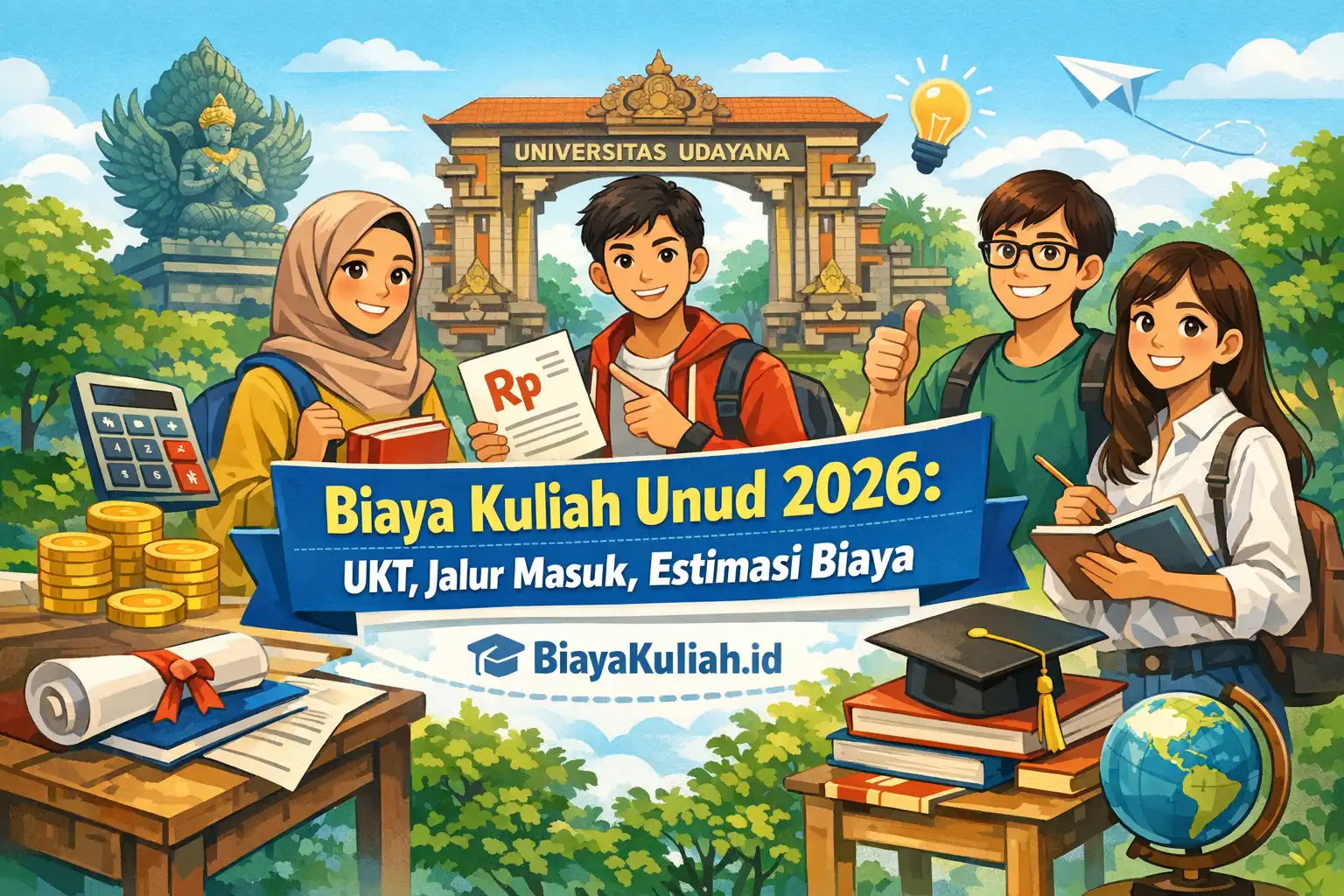 Biaya kuliah Unud 2026 UKT jalur masuk dan estimasi biaya