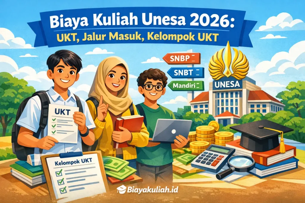 Biaya Kuliah Unesa 2026: UKT, Jalur Masuk, Kelompok UKT